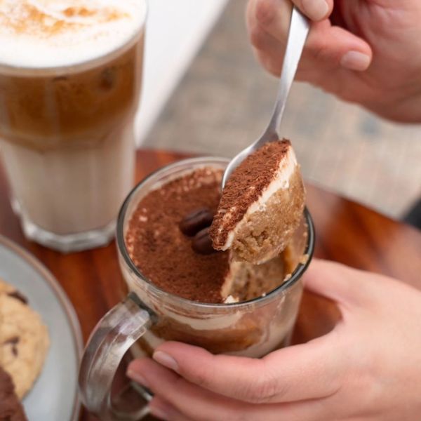 Tiramisú vegano