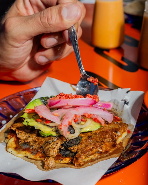 Taco de carne asada